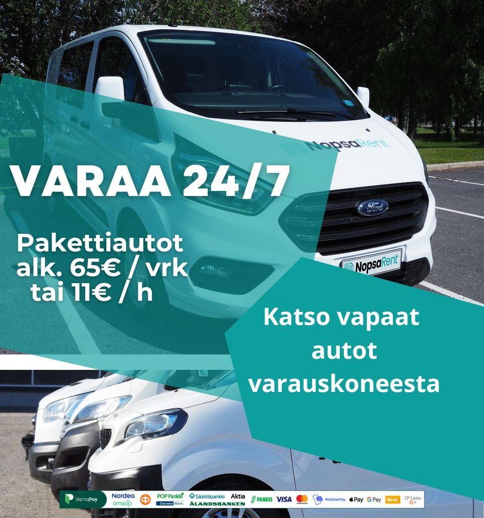 Pakettiautot - Hintatakuulla